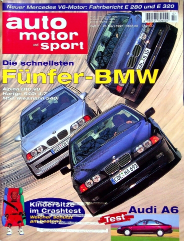 Deckblatt Auto Motor und Sport (07/1997)